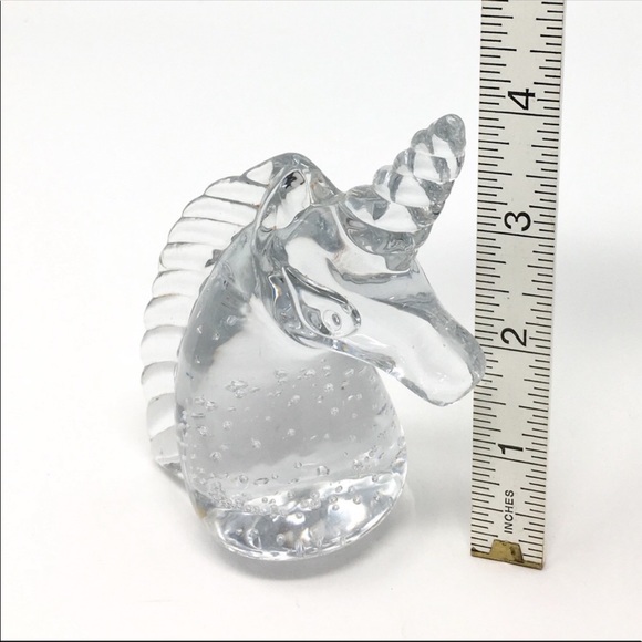 Mystical Magical Vintage Glass Unicorn Paperweight - Picture 7 of 7